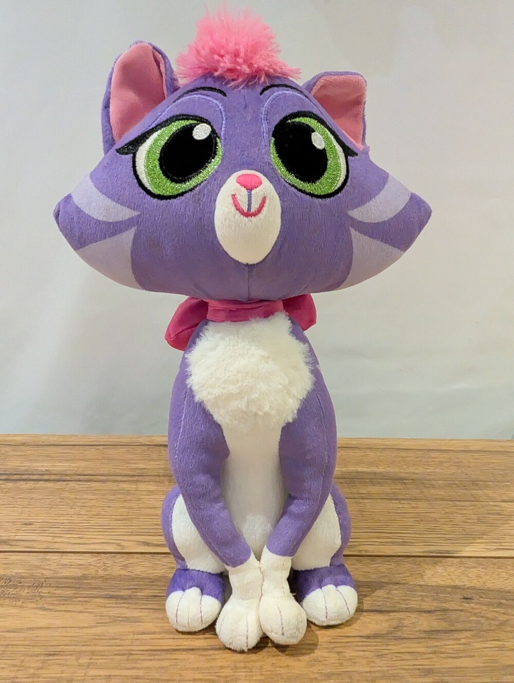 Disney Store Hissy Plush Puppy Dog Pals Purple Cat 12” Stuffed Toy